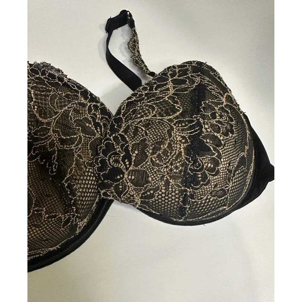 Cacique Bra 40C Plunge Lace over Sexy Lane Bryant - Picture 4 of 15